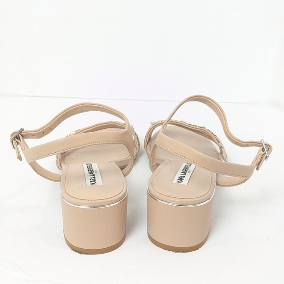 Karl Lagerfeld leather Tori sandals - Picture 7 of 16